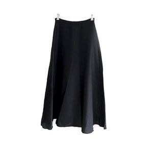 SCOTT MCCLINTOCK | Vintage Black A-Line Shimmer Maxi Skirt (8)